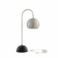 Lighting Business Honesty Marble Stone & Metal Table Lamp, Stainless Steel LI3645388